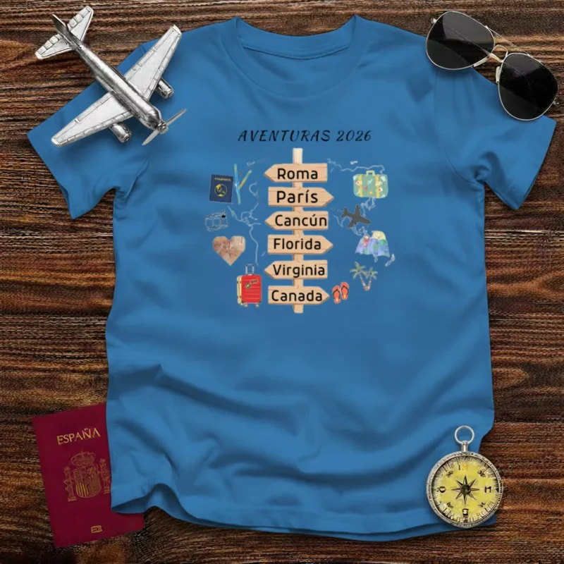 Camiseta azul francia