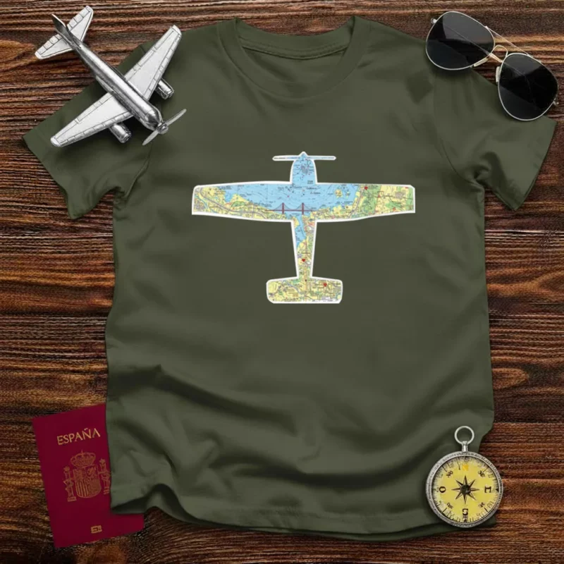 Camiseta verde militar