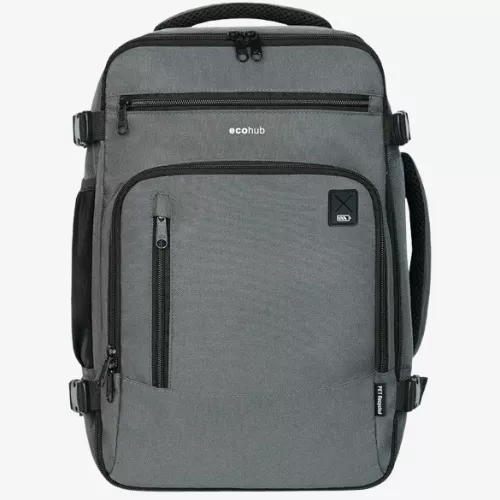ECOHUB Ryanair Mochila Gris Viaje Cabina Avion 40x20x25