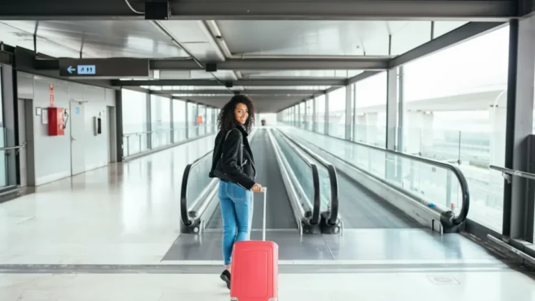Maletas de 55x40x20 en aeropuerto